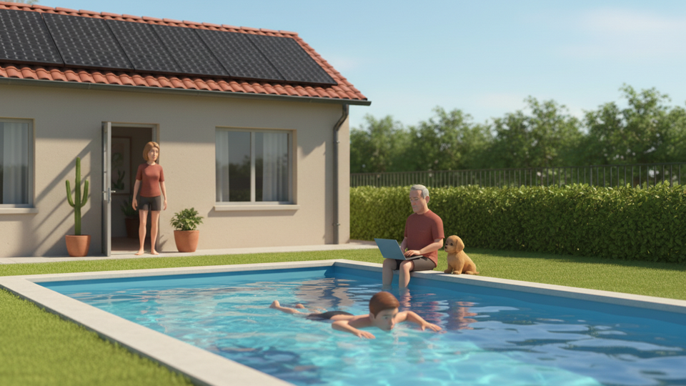 Climatización solar de albercas